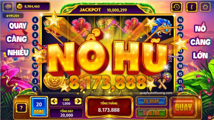 Tính năng hấp dẫn của game nổ hũ